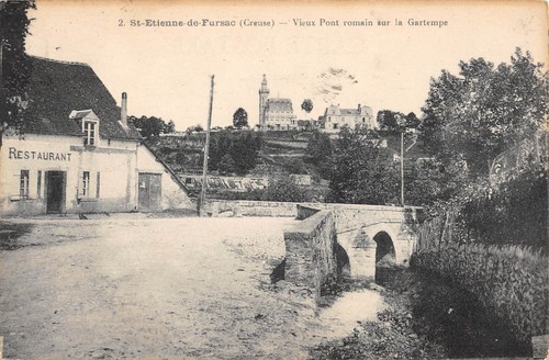 Cpa saint etienne fursac - saint,