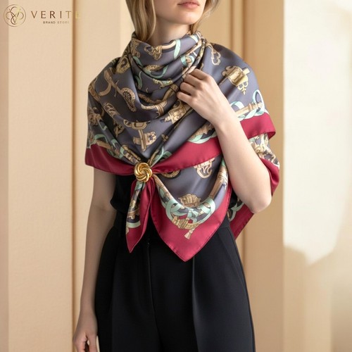 Rare vintage foulard soie - foulard,