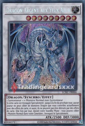 Dragon argent aux - yu-gi-oh!,