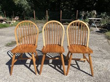 3 chaises ERCOL en état