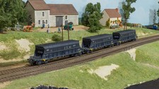 Electrotren 6517K coffret 3 wagons trémie charbon STEMI SGW SNCF