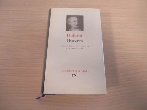 Oeuvres diderot editions - -,