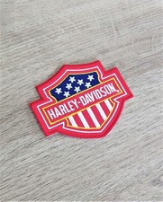 Patch HARLEY DAVIDSON USA écusson brodé 10,5cm x 8.5cm thermocollant biker 🏍️