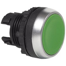 BACO L21AA03R L21AA03R Bouton-poussoir collerette métal, chromé noir 1 pc(s)