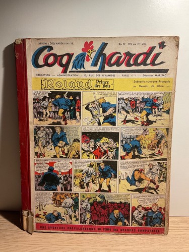 Reliure coq hardi - coq, du