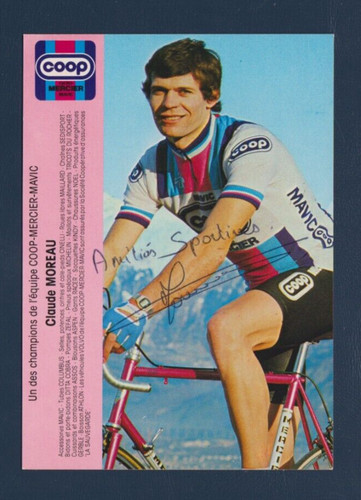 Cyclisme carte cycliste - cycliste, claude