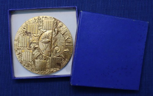 Médaille bronze monnaie - m2,