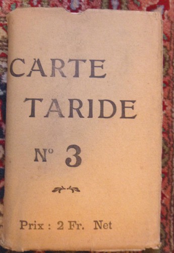 Ancienne carte taride paris - ancienne,