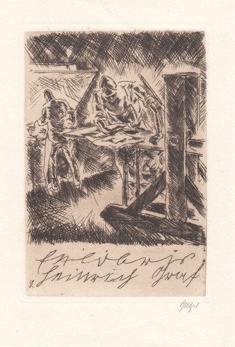 Exlibris estampe gravure - gravure, willi