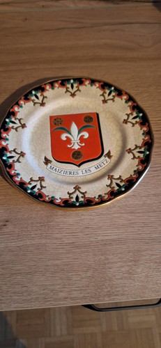 Assiette emaux longwy - de,