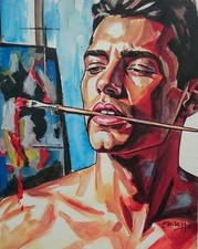 the painter, érotique by