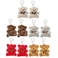 10 Mini Peluche 8cm Ourson Ours Cadeaux Fin Fête Anniversaire Gadget