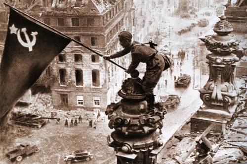 Ww2 drapeau rouge - rouge, est