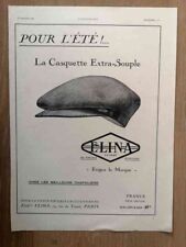 Publicité de 1930 - Casquette