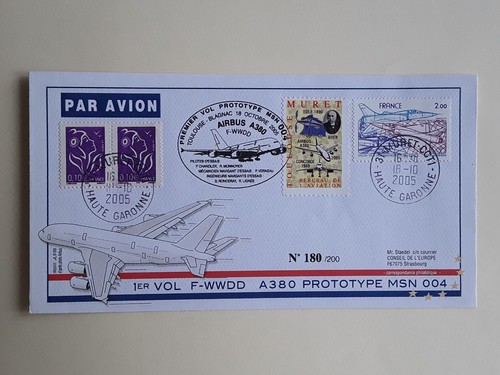 Enveloppe a380 12t2 - enveloppe, "1er
