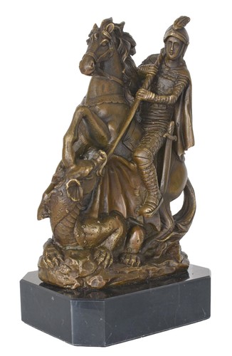 Figurine bronze saint - en,