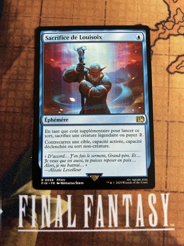 Sacrifice louisoix carte - sacrifice,