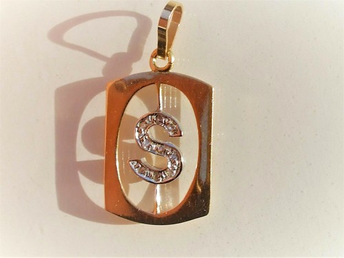 Beau pendentif jaune - pendentif,