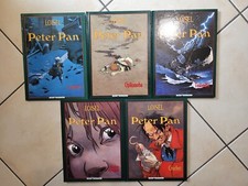 Lot PETER PAN Loisel tomes 1 à 5 dont 1 signé dédicacé.