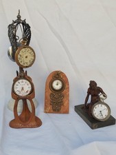 LOT  Porte Montre Gousset  dont ART NOUVEAU French pocket watch stand holder