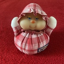 🇫🇷vintage Mini Luciole Phosphorescent Boule Vichy Rouge AJENA TTBE