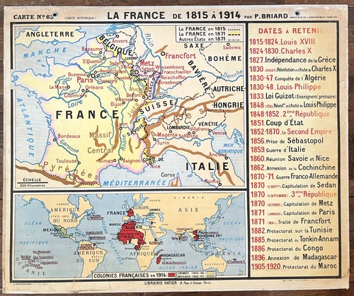 Ancienne carte scolaire - 🌏,