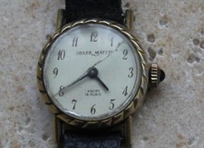 Ancienne montre FEMME mécanique  MARQUE: SILVER MATCH ANCRE 16 RUBIS  Plaqué or
