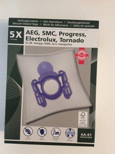 Lot 5 sacs aspirateur - lot, x