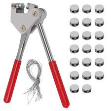 Kit de Pinces à Plomber Pinces à Plomber avec 20 Plombs Diamètre 10mm et 20 F...