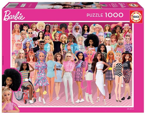 Educa 1000 barbie puzzles - educa,