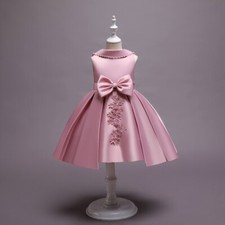 Robe De Princesse Pour Filles Avec Nœud Tutu Élégante Et Mignonne Pour Fête