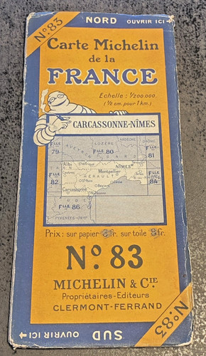 Carte michelin - carte,