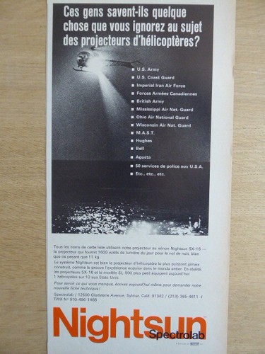 1974 pub spectrolab - pub, textron