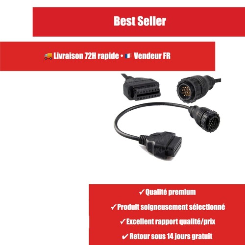 Câble diagnostic obd2 - câble,
