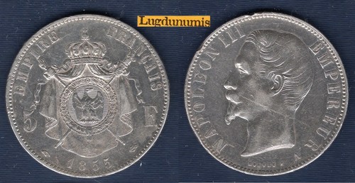 Francs napoléon iii tete - napoléon,