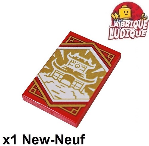 Lego tile decorated - tile,