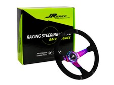 Volant sport rallye course 350 mm diamètre 80 mm décalé