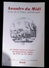 #161783 , Annales du Midi revue de la France méridionale Tome 111 N°225 Janvier