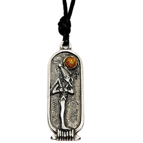 Collier cartouche pendentif