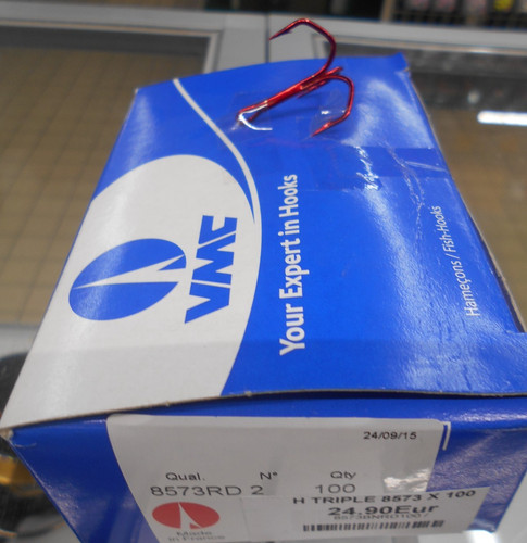Hameçon triple vmc 8573 - triple, rd