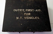 Caisse premiers secours véhicules/camions anglais ww2 1939 BEF