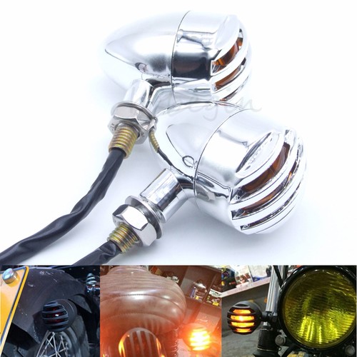 Chrome ambre moto - 2x,