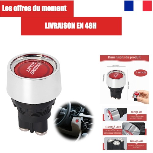 Bouton poussoir démarrage