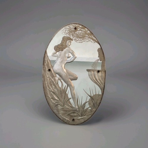 Miroir ancien art - déco, en