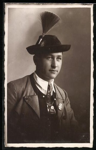 Carte postale photo jeune