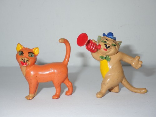 Pvc figurine vintage lot de - pvc,