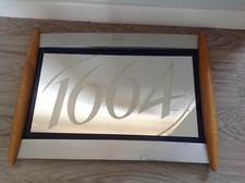 TRES RARE ANCIEN MIROIR DE BAR BIERE 1664