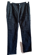 ZADIG & VOLTAIRE jeans noir empiècements taille 40