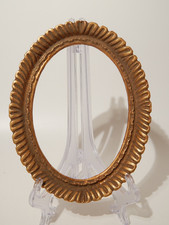 Cadre Ovale Vintage En Bois