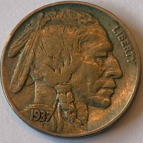 Cents buffalo nickel 1937 - cents,